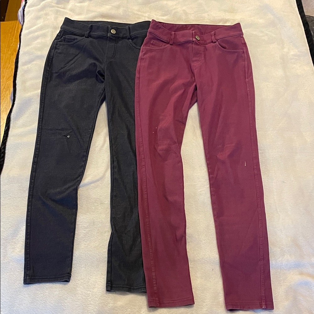 Kids Black and Pink Jeggings